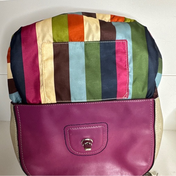 Coach Legacy Willis 70th Anniversary 19031 Berry and Slate Distressed Leather - Picture 10 of 16